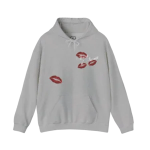 Sabrina Carpenter Merch - ONLINE EXCLUSIVE Sabrina Carpenter Kisses Tour Dates Grey Hoodie