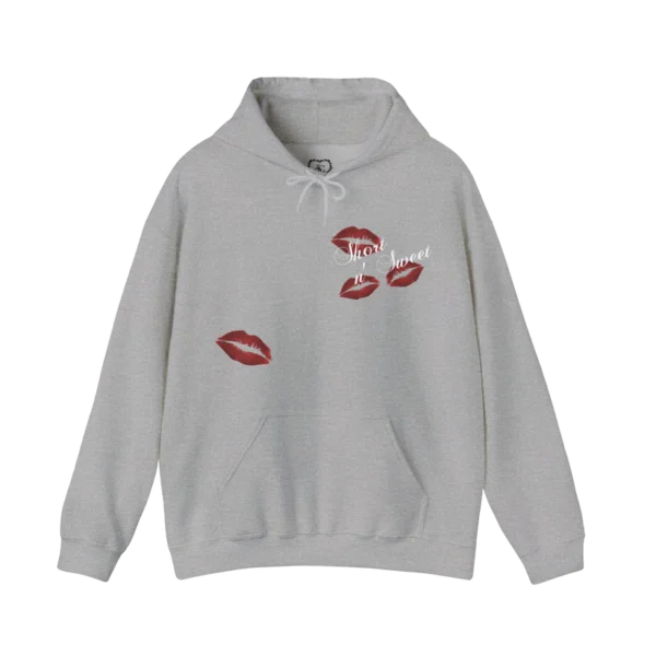 Sabrina Carpenter Merch - ONLINE EXCLUSIVE Sabrina Carpenter Kisses Tour Dates Grey Hoodie