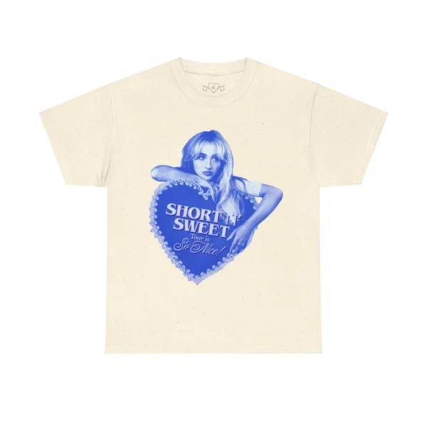 Sabrina Carpenter Merch - Sabrina Carpenter Short n Sweet Sand Tour Dates Tee